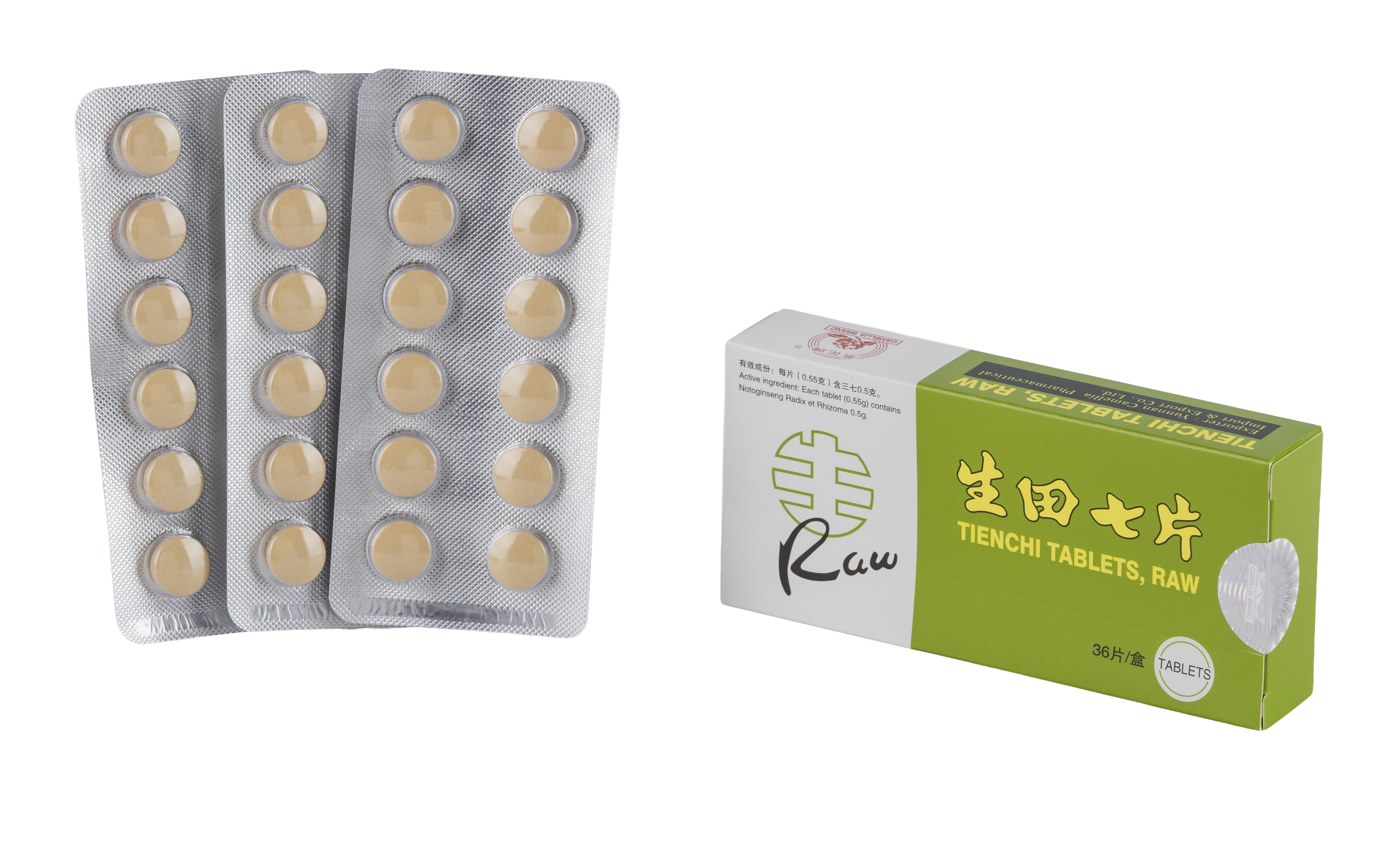 茶花牌生田七片 [輕盈裝36片]